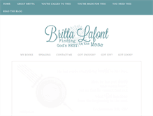 Tablet Screenshot of brittalafont.com